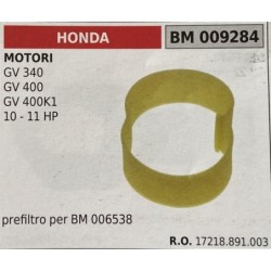 BRUMAR FILTRO HONDA  MOTORI GV 340 GV 400 GV 400K1 10  11 HP  prefiltro per BM 006538 RO 17218891003