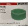 BRUMAR FILTRO HONDA  MOTORI GX 240K1 GX 270 8  9 HP orizzontali  prefiltro in spugna per BM 006175 RO 17218ZE2821