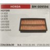 BRUMAR FILTRO HONDA  MOTORI GX 610 GX 620 GX 670 GXV 610 GXV 620 GXV 670 tipo nuovo  224x164x30 RO 17210ZJ1841  17210ZJ1842