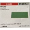BRUMAR FILTRO HONDA  MOTORI GXV 140 (5 HP verticali)  prefiltro in spugna per BM 006170 137x60x6 RO 17210ZE7013
