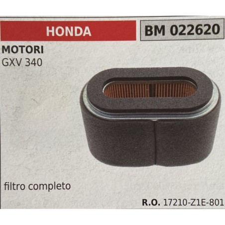 BRUMAR FILTRO HONDA  MOTORI GXV 340  filtro completo RO 17210Z1E801