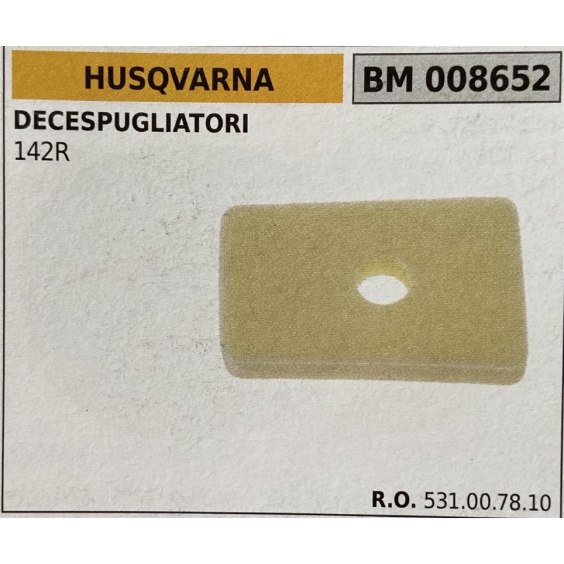 BRUMAR FILTRO HUSQVARNA  DECESPUGLIATORI 142R  RO 531007810