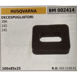 BRUMAR FILTRO HUSQVARNA  DECESPUGLIATORI 39R 240 245  100x85x25 RO 502115801