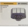 BRUMAR FILTRO HUSQVARNA  MOTOSEGHE 362 Special 365 371 372  RO 503814503