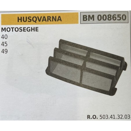 BRUMAR FILTRO HUSQVARNA  MOTOSEGHE 40 45 49  RO 503413203