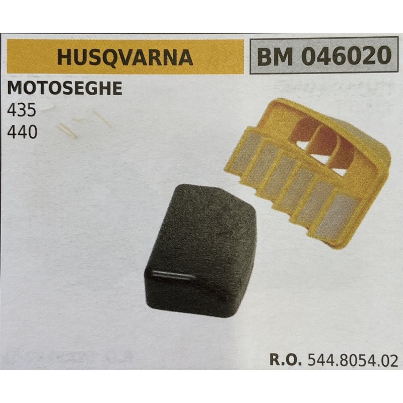 BRUMAR FILTRO HUSQVARNA  MOTOSEGHE 435 440  RO 455805402