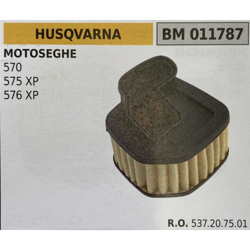 BRUMAR FILTRO HUSQVARNA  MOTOSEGHE 570 575 XP 576 XP  RO 537207501