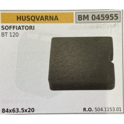 BRUMAR FILTRO HUSQVARNA  SOFFIATORI BT 120  84x635x20 RO 504115301