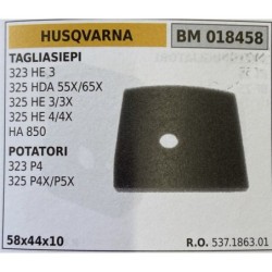 BRUMAR FILTRO HUSQVARNA  TAGLIASIEPI 3263 HE 3 325 HDA 55X65X 325 HE 33X 325 HE 44X HA 850 POTATORI 323 P4 325 P4XP5X  58x44x10