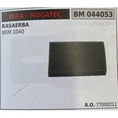 BRUMAR FILTRO IKRA  MOGATEC  RASAERBA BRM 1040  RO 77000211
