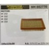 BRUMAR FILTRO INTERMOTOR  LOMBARDINI  MOTORI IM 250 IM 300 IM 350 IM 359  155x115x30 RO 2175172 ex 2175150