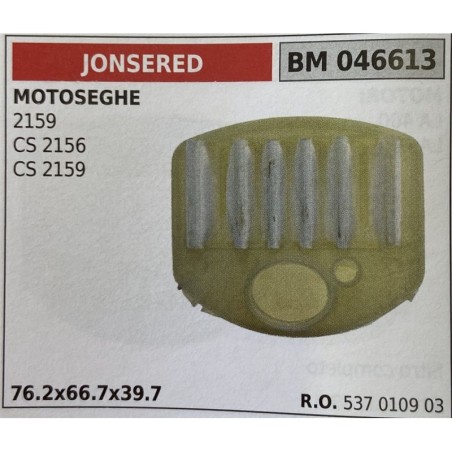 BRUMAR FILTRO JONSERED  MOTOSEGHE 2159 CS 2156 CS 2159  762x667x397 RO 537 0109 03