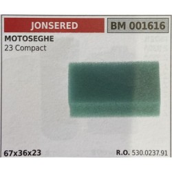 BRUMAR FILTRO JONSERED  MOTOSEGHE 23 Compact  67x36x23 RO 530023791