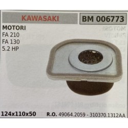 BRUMAR FILTRO KAWASAKI  MOTORI FA 210 FA 130 52 HP  124x110x50 RO 490642059  3103701312AA