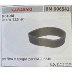 BRUMAR FILTRO KAWASAKI  MOTORI FB 460 (125 HP)  prefiltro in spugna per BM 006540 RO 110132020