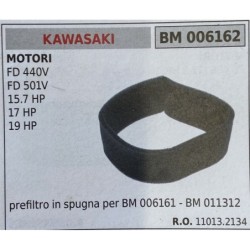 BRUMAR FILTRO KAWASAKI  MOTORI FD 440V FD 501V 157 HP 17 HP 19 HP  prefiltro in spugna per BM 006161  BM 011312 RO 110132134