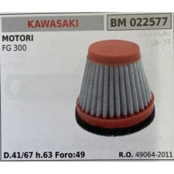 BRUMAR FILTRO KAWASAKI  MOTORI FG 300  D4167 h63 Foro:49 RO 490642011