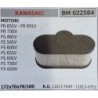 BRUMAR FILTRO KAWASAKI  MOTORI FR 651V  FR 691V FR 730V FS 481V FS 541V FS 600V FS 651V FS 691V FS 730V FX 600V  172x70x76100 R