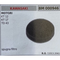 BRUMAR FILTRO KAWASAKI  MOTORI KT 12 KT 17 TD 43  spugna filtro RO 110132061