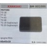BRUMAR FILTRO KAWASAKI  MOTORI TD 18 TF 22 TH 43 TH 48 TG 18 (tagliasiepi) TG 20 (tagliasiepi)  spugna filtro 60x45x10 RO 11013