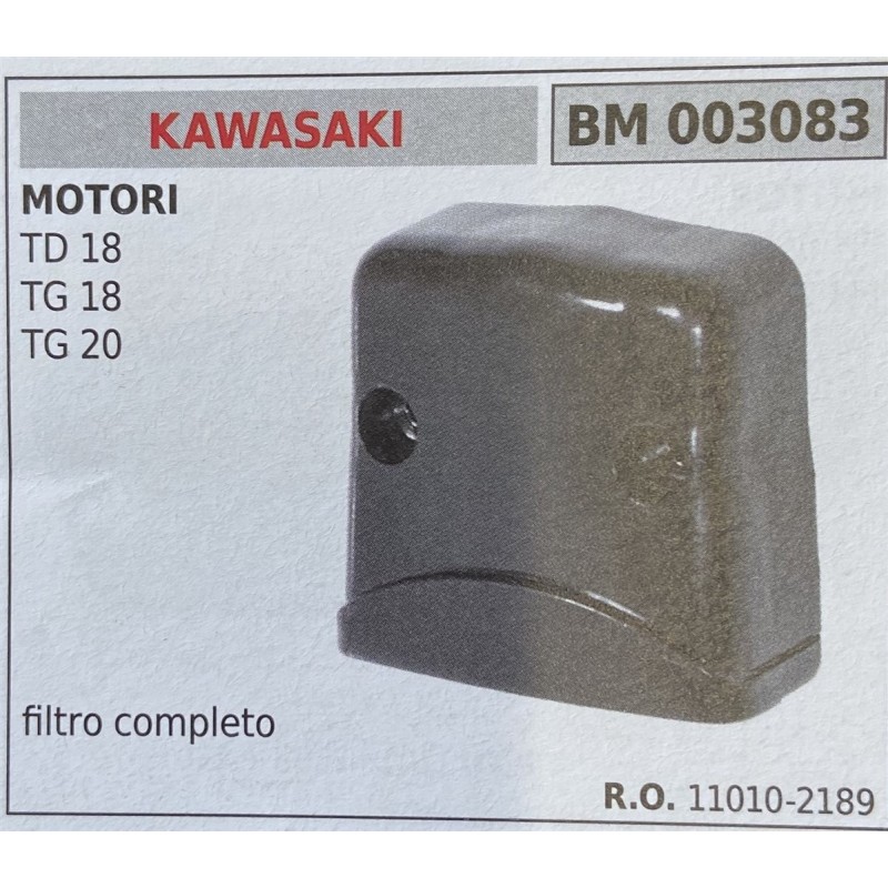 BRUMAR FILTRO KAWASAKI  MOTORI TD 18 TG 18 TG 20  filtro completo RO 110102189
