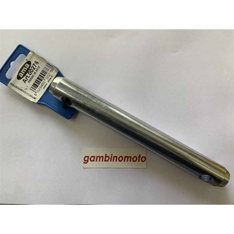 PERNO PER TERZO PUNTO A DUE FORI PER TRATTORE ZINCATO 25X210