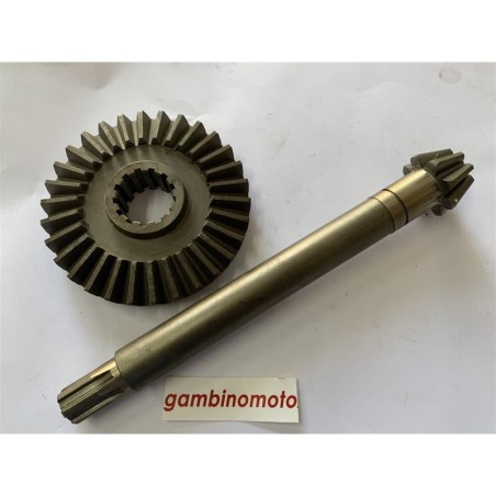 COPPIA CONICA INFERIORE GRILLO DENTI PIGNONE 8 DENTI CORONA 33