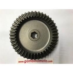 CORONA COPPIA CONICA MOTOZAPPA PASBO MODELLO G72G73G82 DENTI PIGNONE CORONA 43