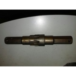 ALBERO PORTA FRESA MOTOZAPPA MG DENTI 8 LUNGHEZZA 26 CM ESAGONO 27 MM SEDE CUSCINETTO MM 35