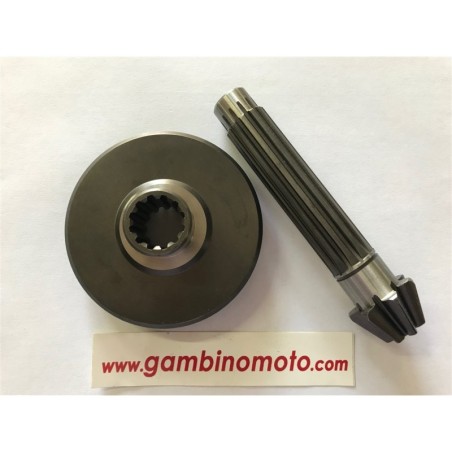 COPPIA CONICA SUPERIORE MOTOZAPPA BENASSI BL105 DENTI PIGNONE 7 DENTI CORONA 27