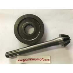 COPPIA CONICA MOTOZAPPA BENASSI BL105 RICAMBIO ORIGINALE BENASSI DENTI PIGNONE 8 DENTI CORONA 25