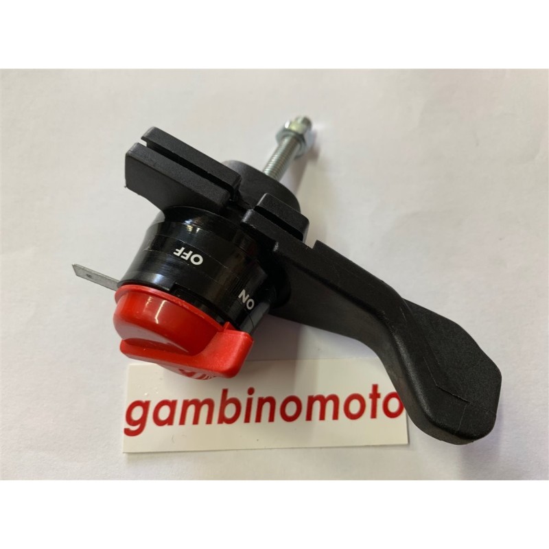 MANETTINO GAS ACCELERATORE CON PULSANTE ONOF (con pulsante di massa)