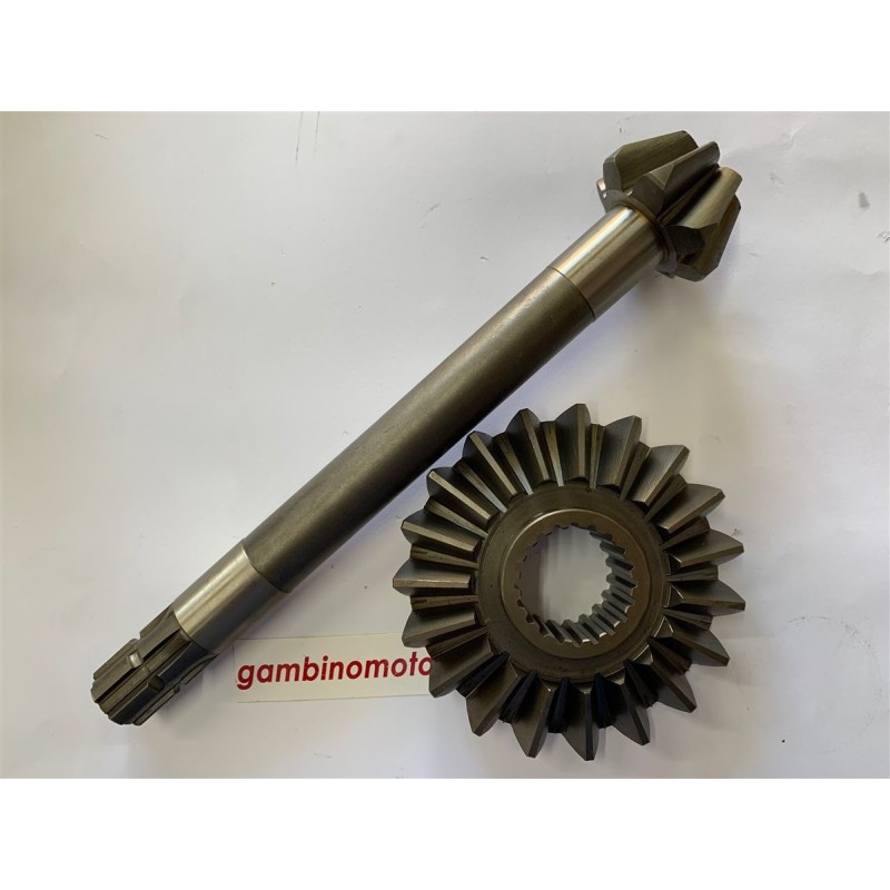 COPPIA CONICA MOTOCOLTIVATORE BERTOLINI 4336 DENTI PIGNONE 7 CORONA 19 FRESA DA 14 CAVALLI