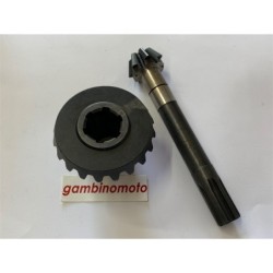 COPPIA CONICA MOTOCOLTIVATORE VAPADANA DENTI PIGNONE 7 DENTI CORONA 20