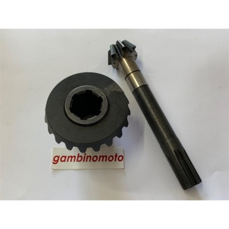 COPPIA CONICA MOTOCOLTIVATORE VAPADANA DENTI PIGNONE 7 DENTI CORONA 20