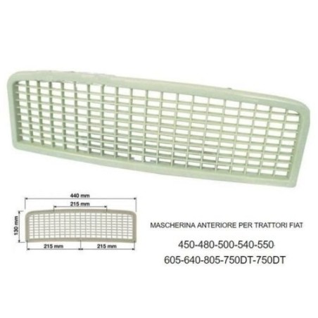 MASCHERINA PER TRATTORE FIAT 450480500540605640805750