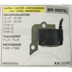 BOBINA BRUMAR ELETTRONICA ALPINA  CASTOR  CASTELGARDEN  GGP  STIGA  MOUNTFIELD DECESPUGLIATORI 21 VIP  25 VIP  28 VIP  30 VIP