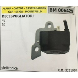 BOBINA BRUMAR ELETTRONICA ALPINA  CASTOR  CASTELGARDEN  GGP  STIGA  MOUNTFIELD DECESPUGLIATORI 42  52