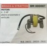 BOBINA BRUMAR A PUNTINE BRIGGS & STRATTON MOTORI 4  5 HP albero orizzontale e verticale