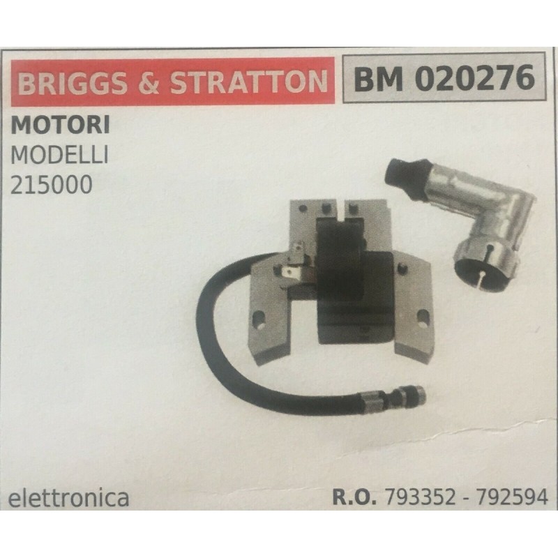 BOBINA BRUMAR ELETTRONICA BRIGGS & STRATTON MOTORI  MODELLI 215000