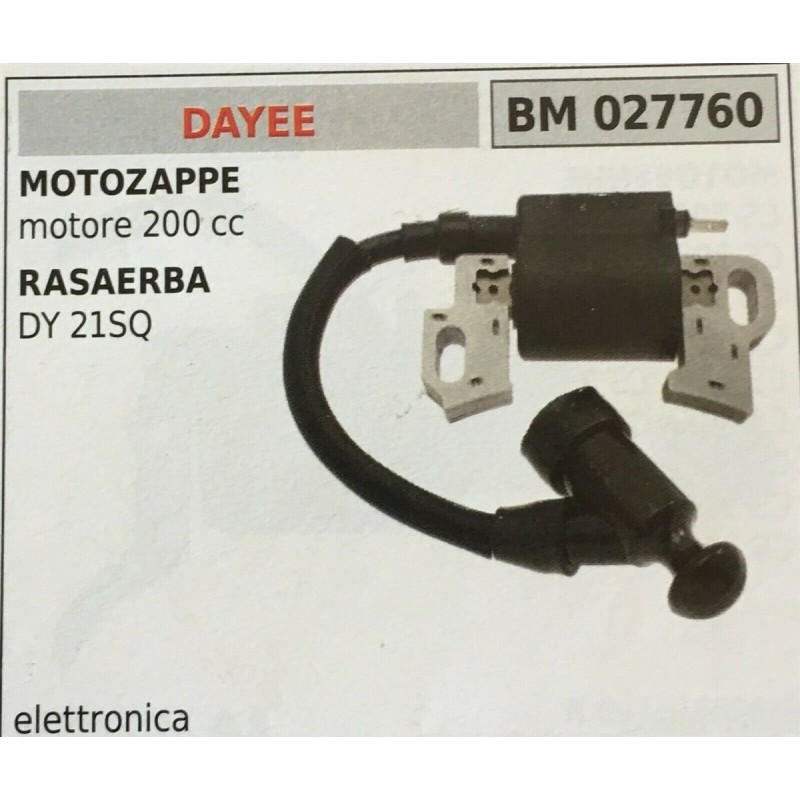 BOBINA BRUMAR ELETTRONICA DAYE MOTOZAPPE motore 200 cc   RASAERBA DY 21SQ