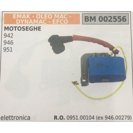 BOBINA BRUMAR ELETTRONICA EMAK  OLEO MAC  DYNAMAC  EFCO MOTOSEGHE 942 946 951