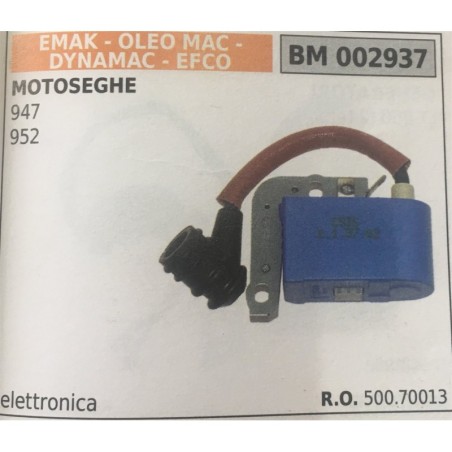 BOBINA BRUMAR ELETTRONICA EMAK  OLEO MAC  DYNAMAC  EFCO MOTOSEGHE 947 952