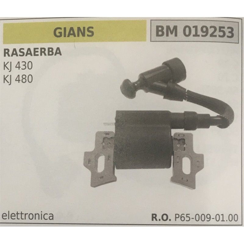 BOBINA BRUMAR ELETTRONICA GIANS RASAERBA KJ 430 KJ 480