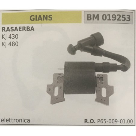 BOBINA BRUMAR ELETTRONICA GIANS RASAERBA KJ 430 KJ 480