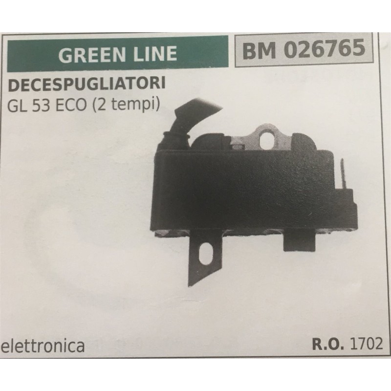 BOBINA BRUMAR ELETTRONICA GREEN LINE DECESPUGLIATORI GL 53 ECO (2 TEMPI)