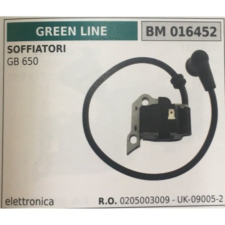 BOBINA BRUMAR ELETTRONICA GREEN LINE SOFFIATORI GB 250