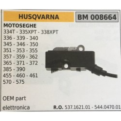 BOBINA BRUMAR ELETTRONICA HUSQVARNA MOTOSEGHE 334T  335XPT  338XPT 336  339  340 345  346  350 351  353  355 357  359  362 365