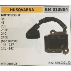 BOBINA BRUMAR ELETTRONICA HUSQVARNA MOTOSEGHE 3641 235 235E 240 240E (tipo nuovo) 136  167 141  142