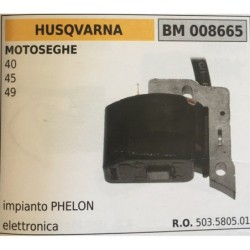BOBINA BRUMAR ELETTRONICA HUSQVARNA MOTOSEGHE 40 45 49